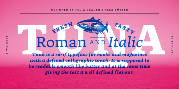 Tuna font preview