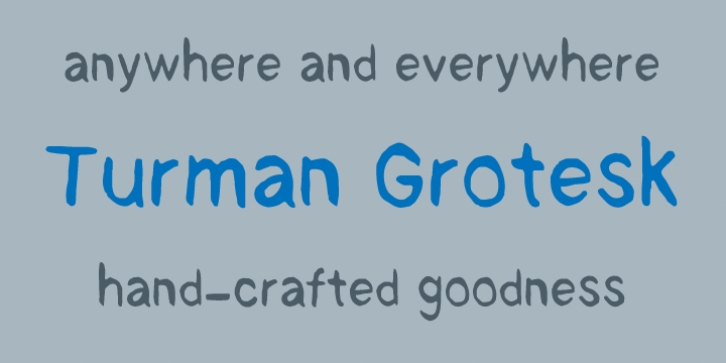 Turman Grotesk font preview