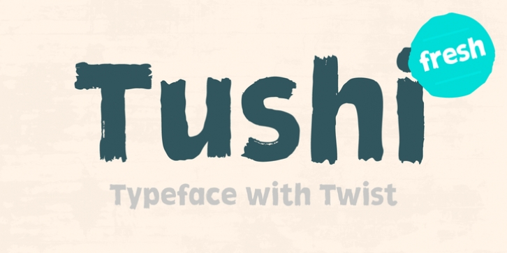 Tushi font preview