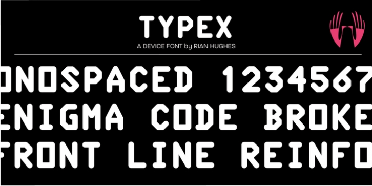 Typex font preview