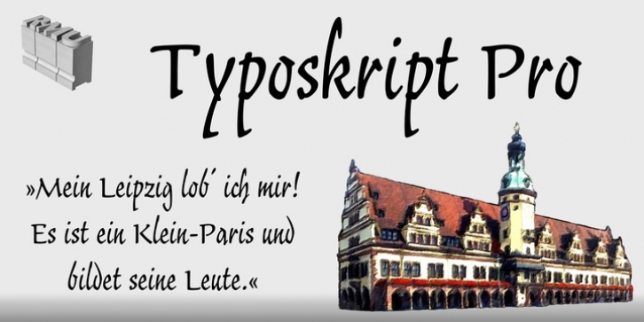 Typoskript Pro font preview