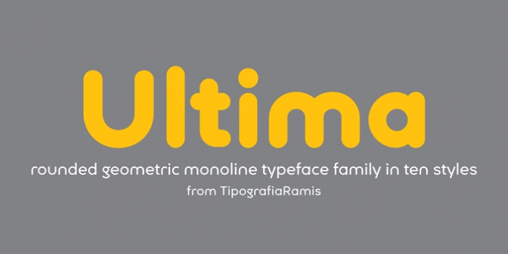 Ultima font preview