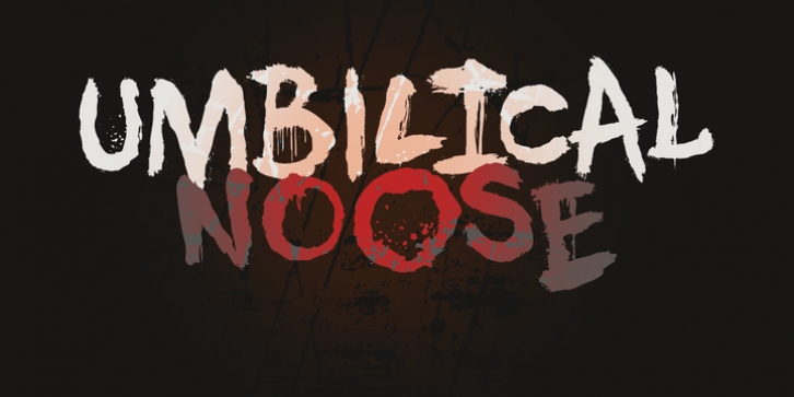 Umbilical Noose font preview