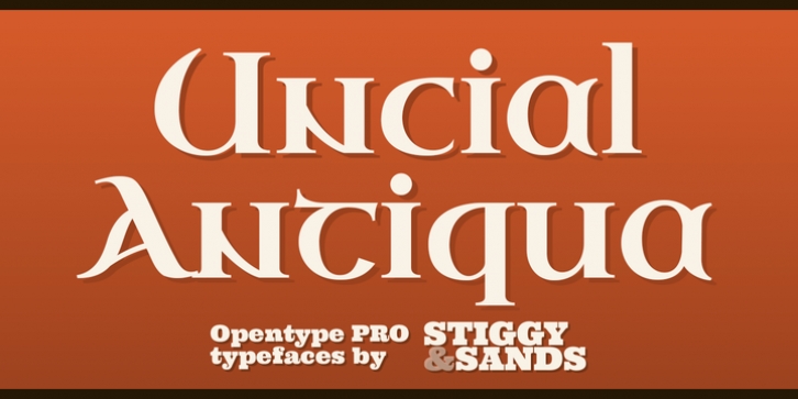 Uncial Antiqua Pro font preview
