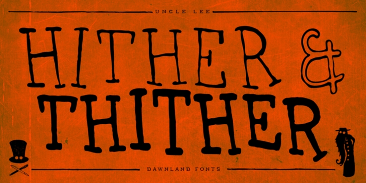 Uncle Lee font preview