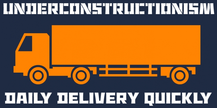 Underconstructionism font preview