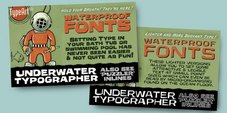 Underground font preview