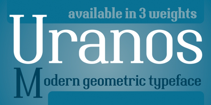 Uranos font preview