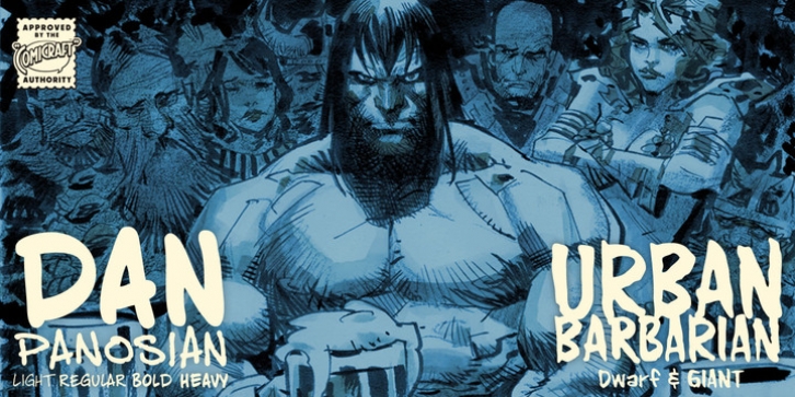 Urban Barbarian font preview