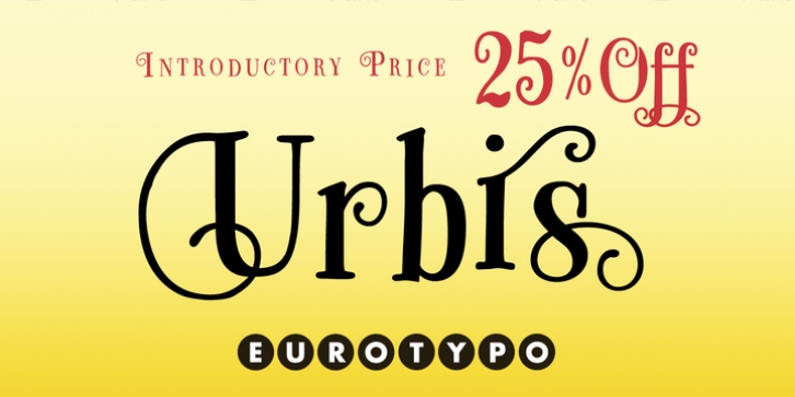 Urbis font preview