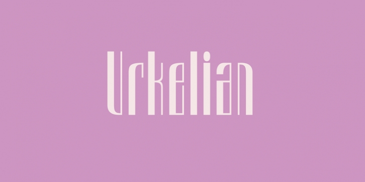 Urkelian font preview