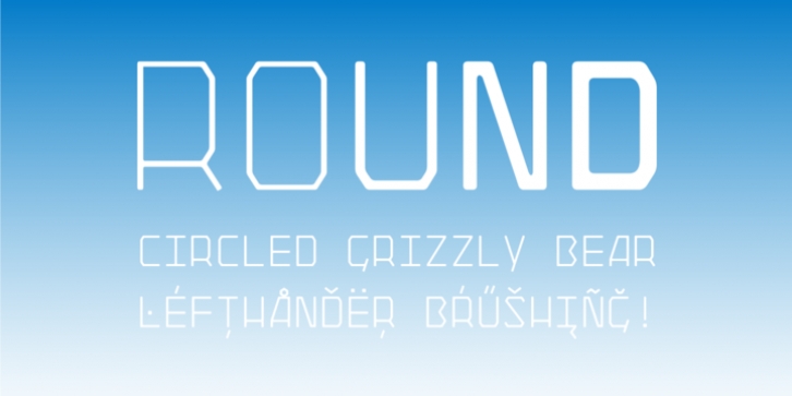 Ursin Rounded font preview