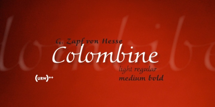 URW Colombine font preview