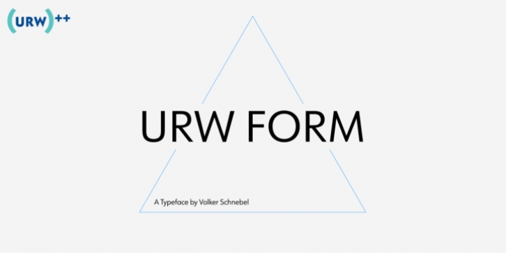 URW Form font preview