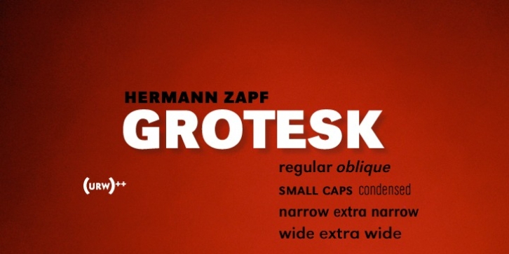 URW Grotesk font preview
