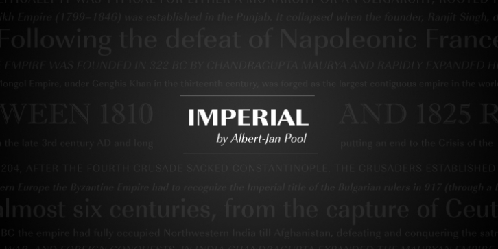 URW Imperial font preview