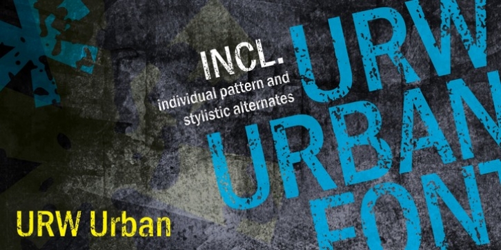 URW Urban font preview