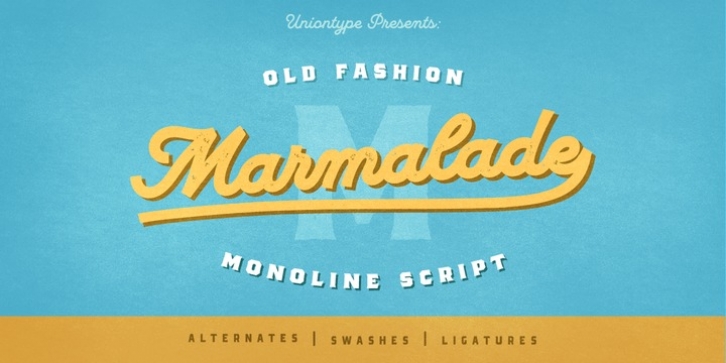 UT Marmalade font preview