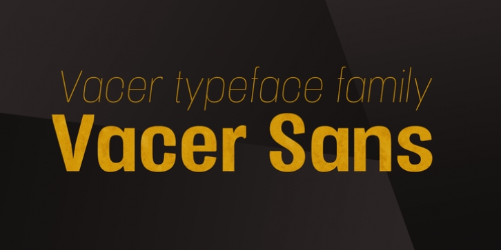 Vacer Sans font preview