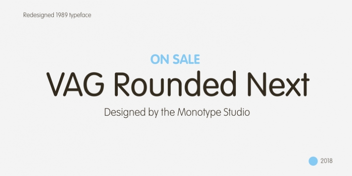 VAG Rounded Next font preview