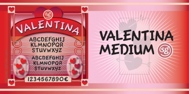 Valentina SG font preview