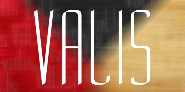 Valis font preview