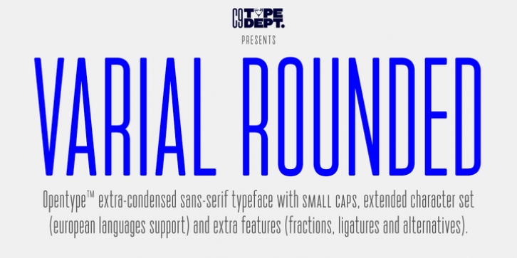 Varial Rounded font preview