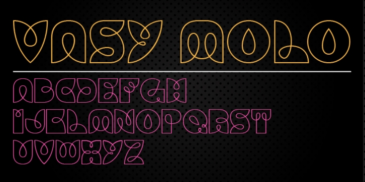 Vasy Molo font preview