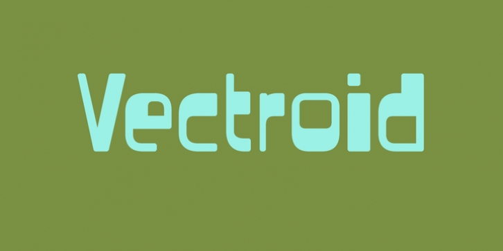 Vectroid font preview