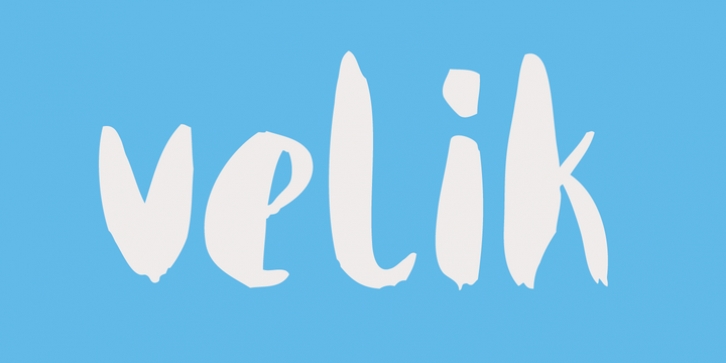 Velik font preview