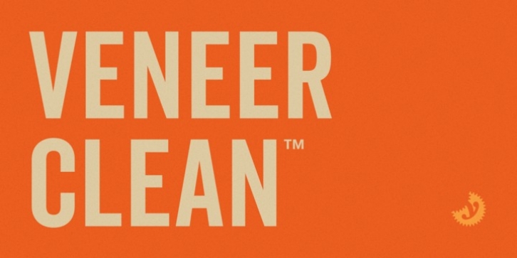 Veneer Clean font preview