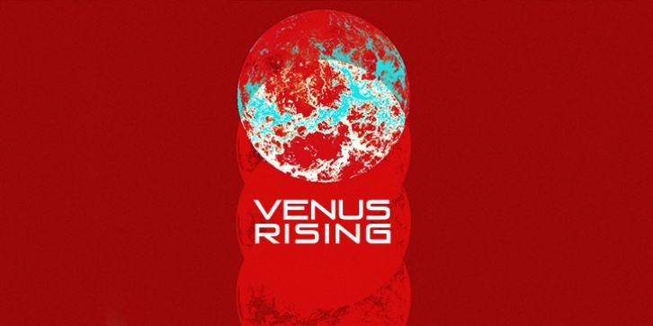 Venus Rising font preview