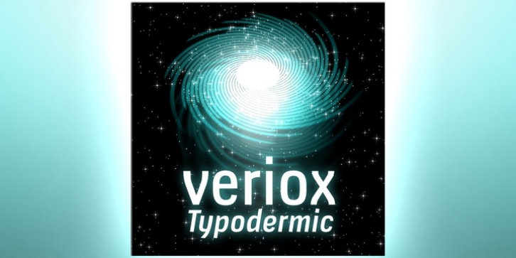Veriox font preview