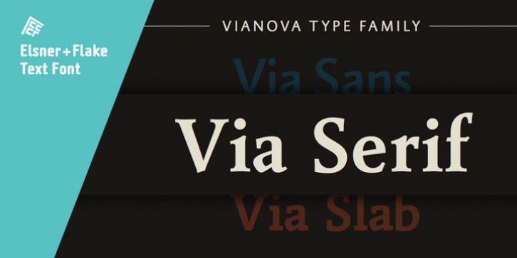 Vianova Serif Pro font preview