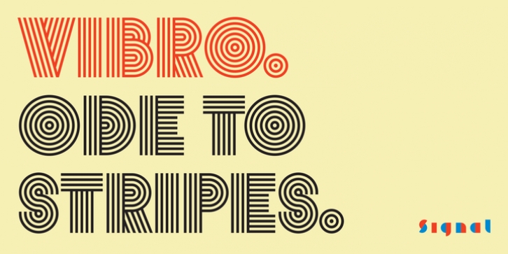 Vibro font preview