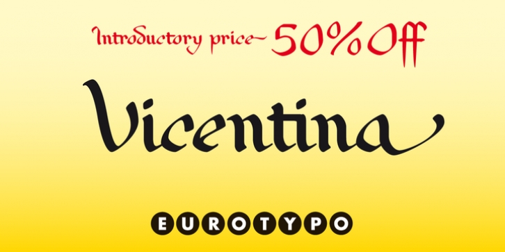 Vicentina font preview