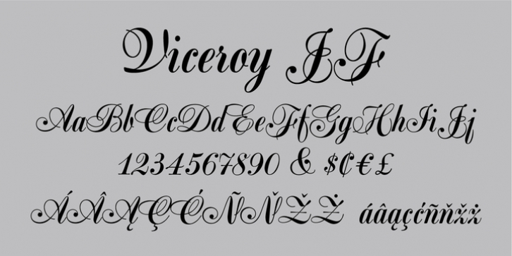 Viceroy JF font preview