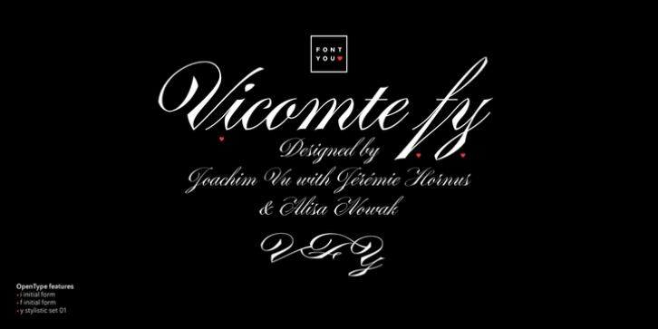 Vicomte FY font preview