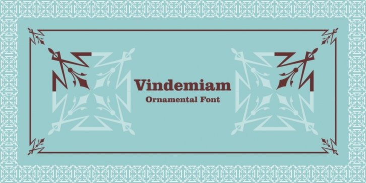 Vindemiam font preview