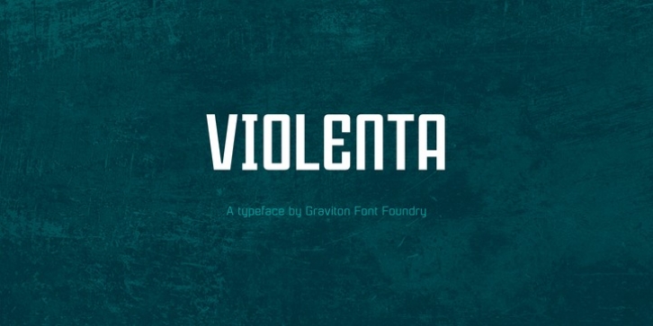 Violenta font preview