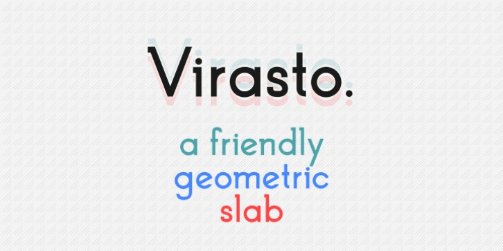 Virasto Slab font preview