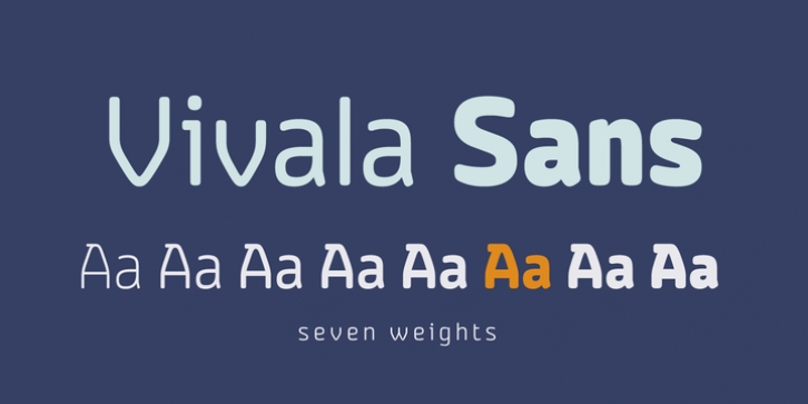 Vivala Sans Round font preview