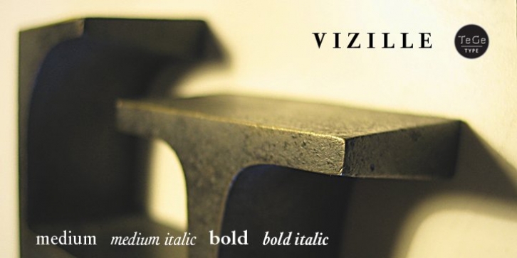 Vizille font preview