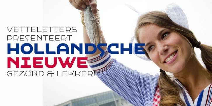 VLNL Hollandsche Nieuwe font preview