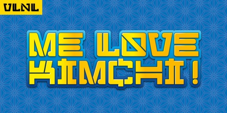 VLNL Kimchi font preview
