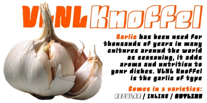 VLNL Knoffel font preview