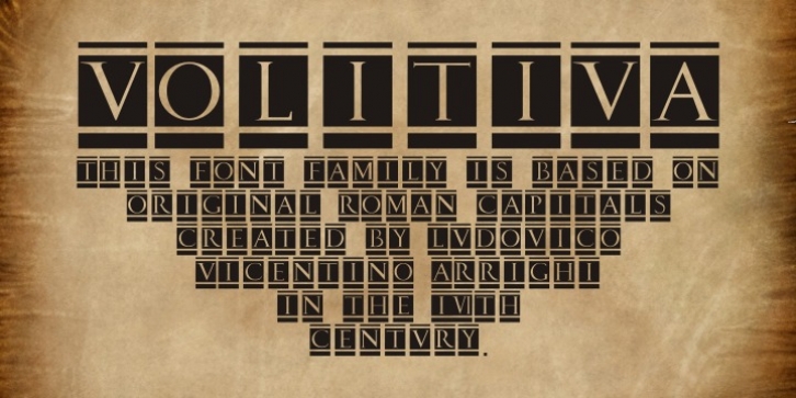 Volitiva font preview