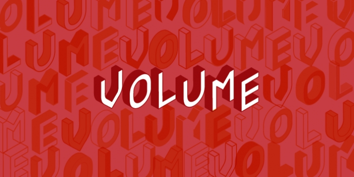 Volume font preview