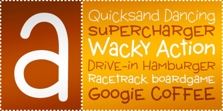 Wacky Action BTN font preview
