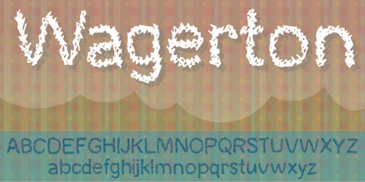 Wagerton font preview